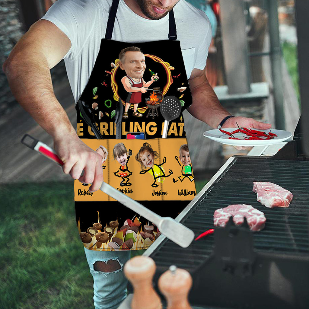 Daddy Grilling Plate - Personalized Father Apron