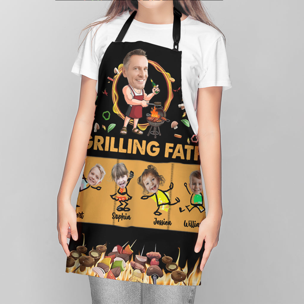 Daddy Grilling Plate - Personalized Father Apron