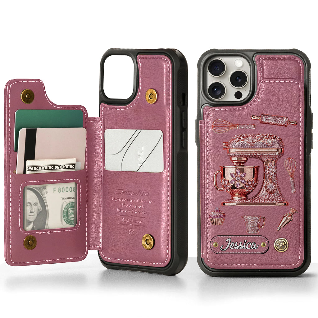 Love Baking - Personalized Baking Wallet Phone Case