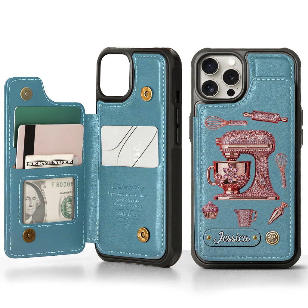 Love Baking - Personalized Baking Wallet Phone Case