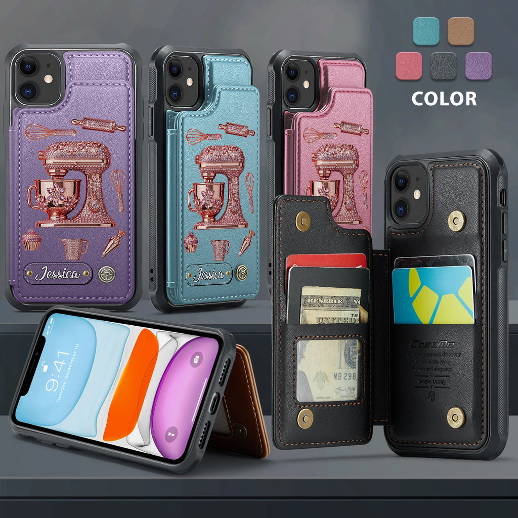 Love Baking - Personalized Baking Wallet Phone Case