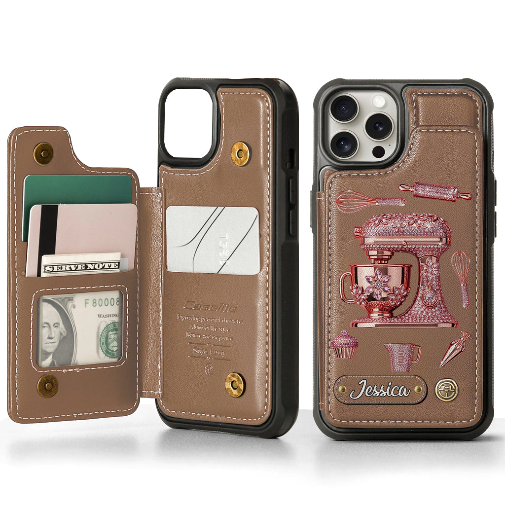 Love Baking - Personalized Baking Wallet Phone Case