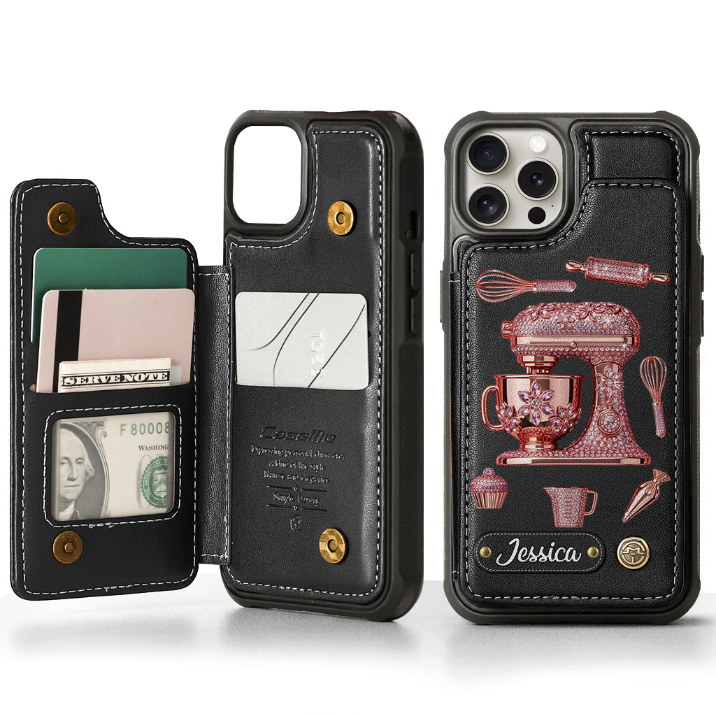 Love Baking - Personalized Baking Wallet Phone Case
