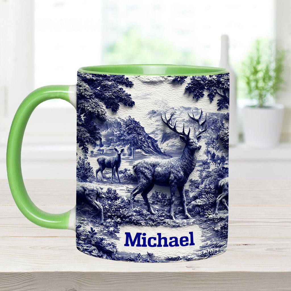 Deer Hunting - Personalized Hunting Accent Mug