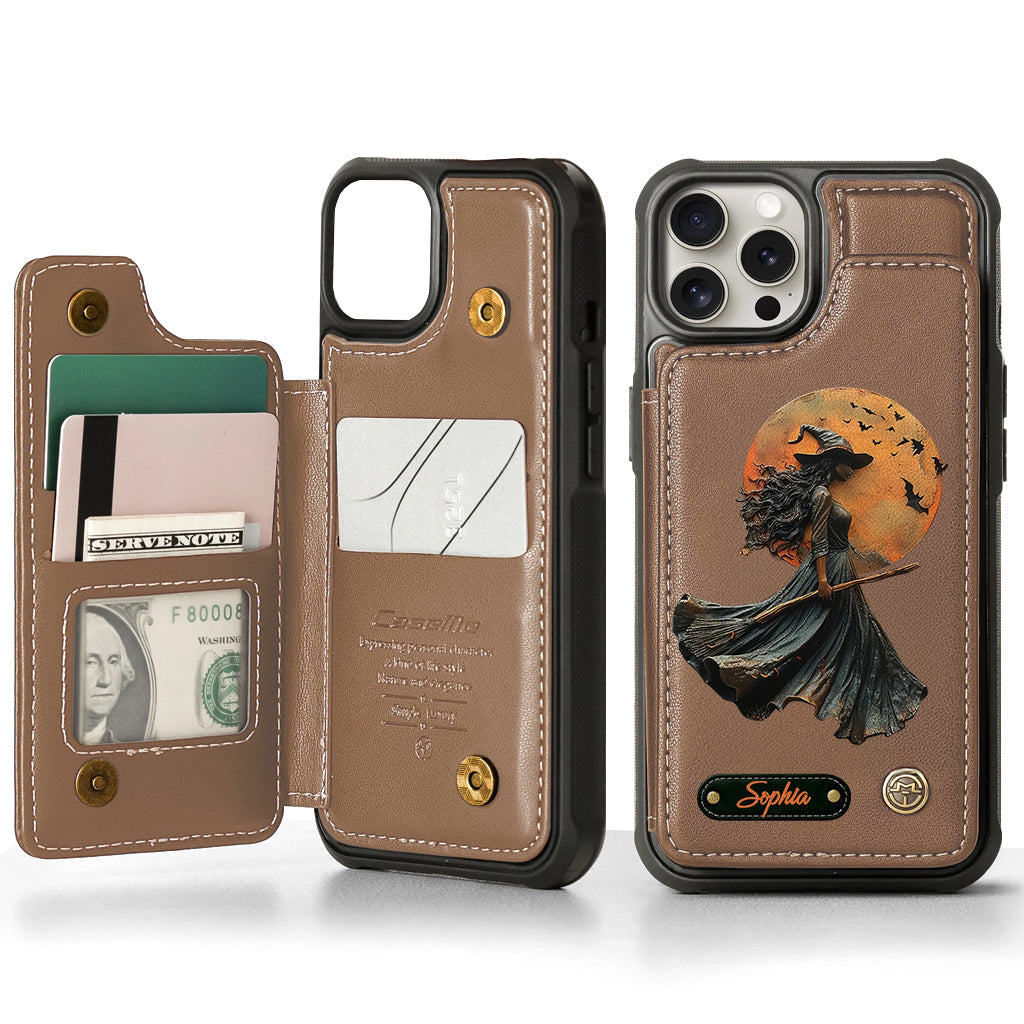 Magical Witch - Personalized Witch Wallet Phone Case
