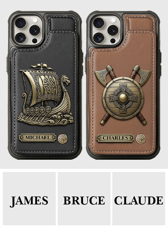 Je suis un Viking - Étui portefeuille de téléphone Viking personnalisé