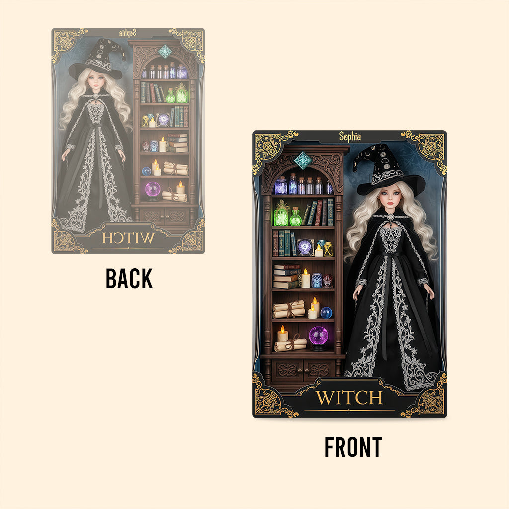 Magical Witch - Personalized Witch Custom Shaped Acrylic Plaque