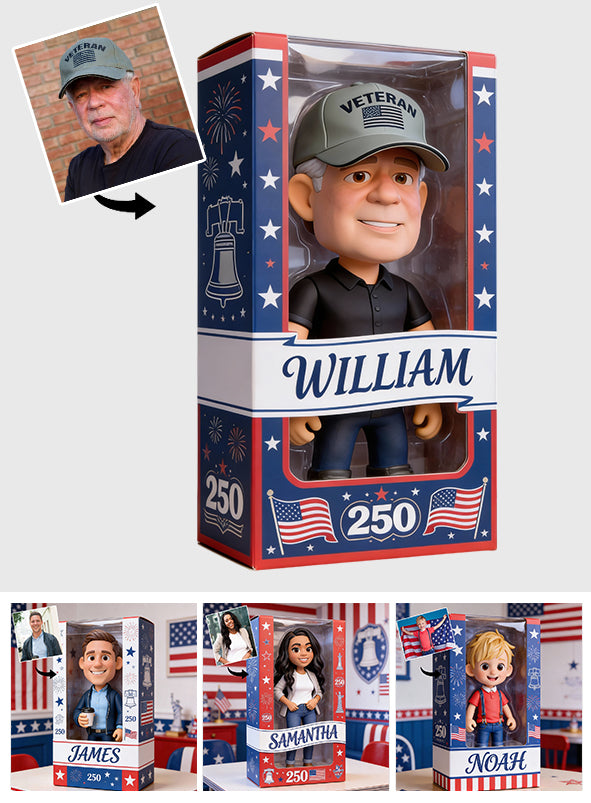 250th Anniversary - Personalized Patriot Custom Shaped Acrylic Plaque