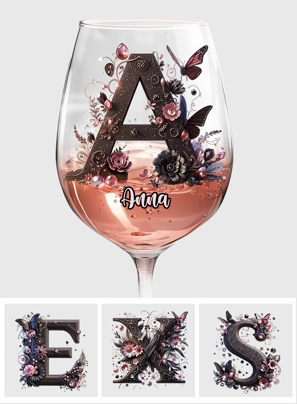 Création originale pour les amateurs de vin - Verre à vin personnalisé à longue tige
