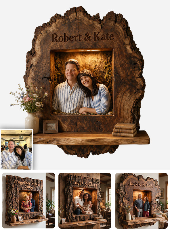 I'm Yours No Return Of Refunds - Personalized Couple Wooden Floating Shelf