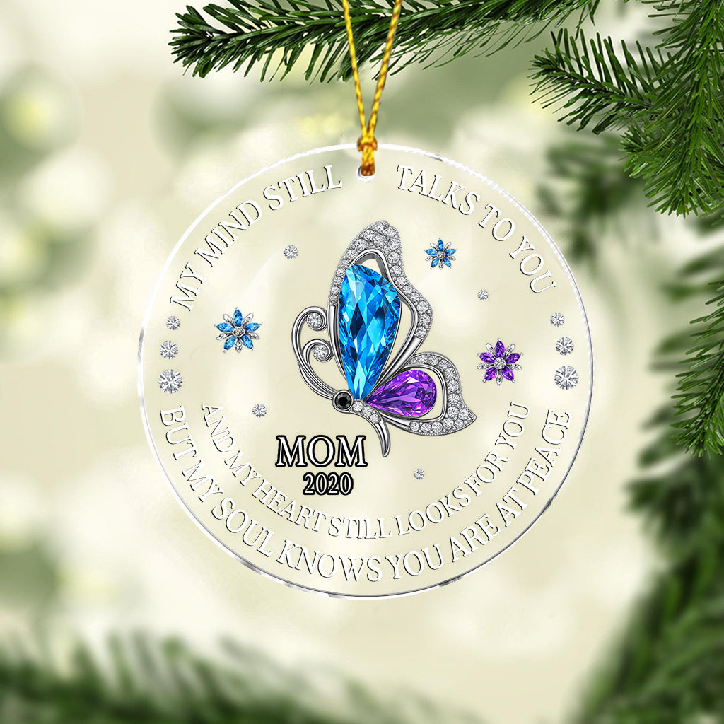 My Soul Knows You Are At Peace - Personalized Memorial Ornament