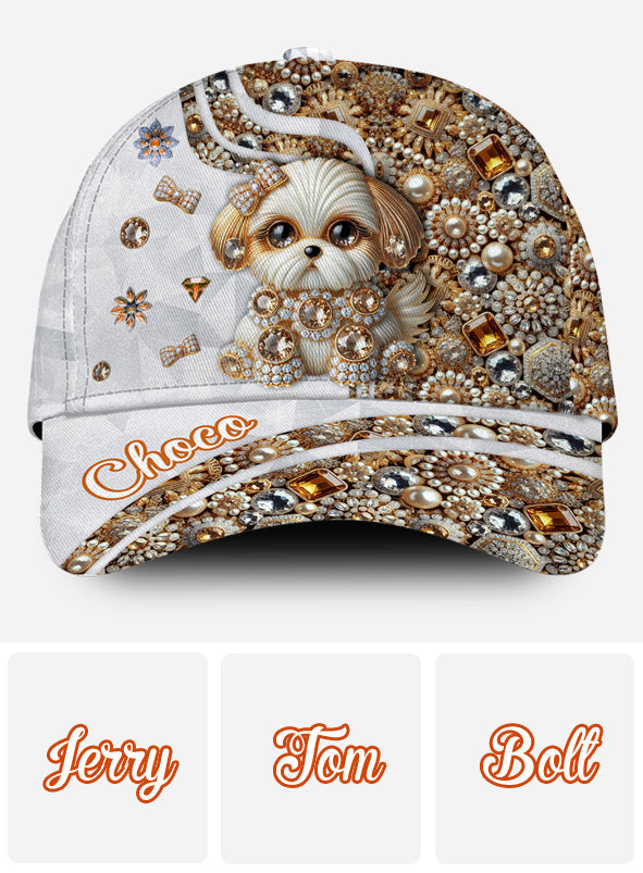 Casquette classique personnalisée pour chien « Love Shih Tzu »