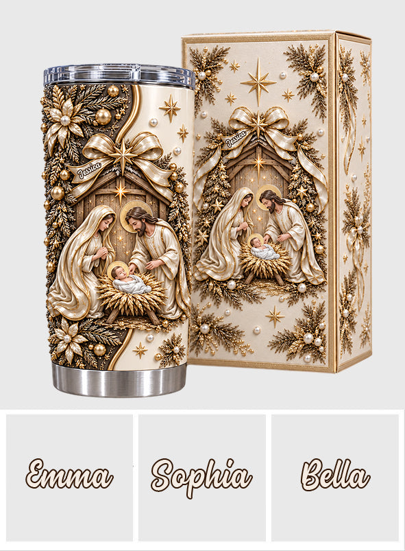 Believe - Personalized Christian Tumbler With Gift Box