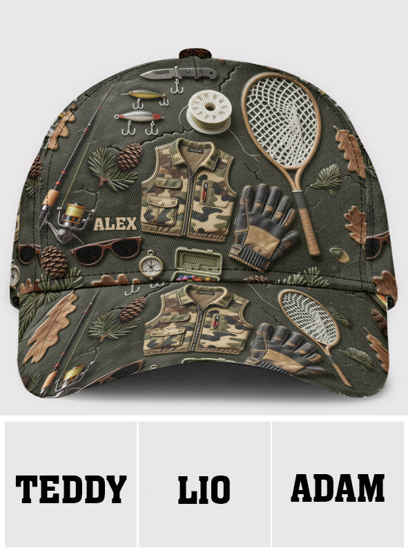 Passionné de pêche ? Casquette de pêche classique personnalisée