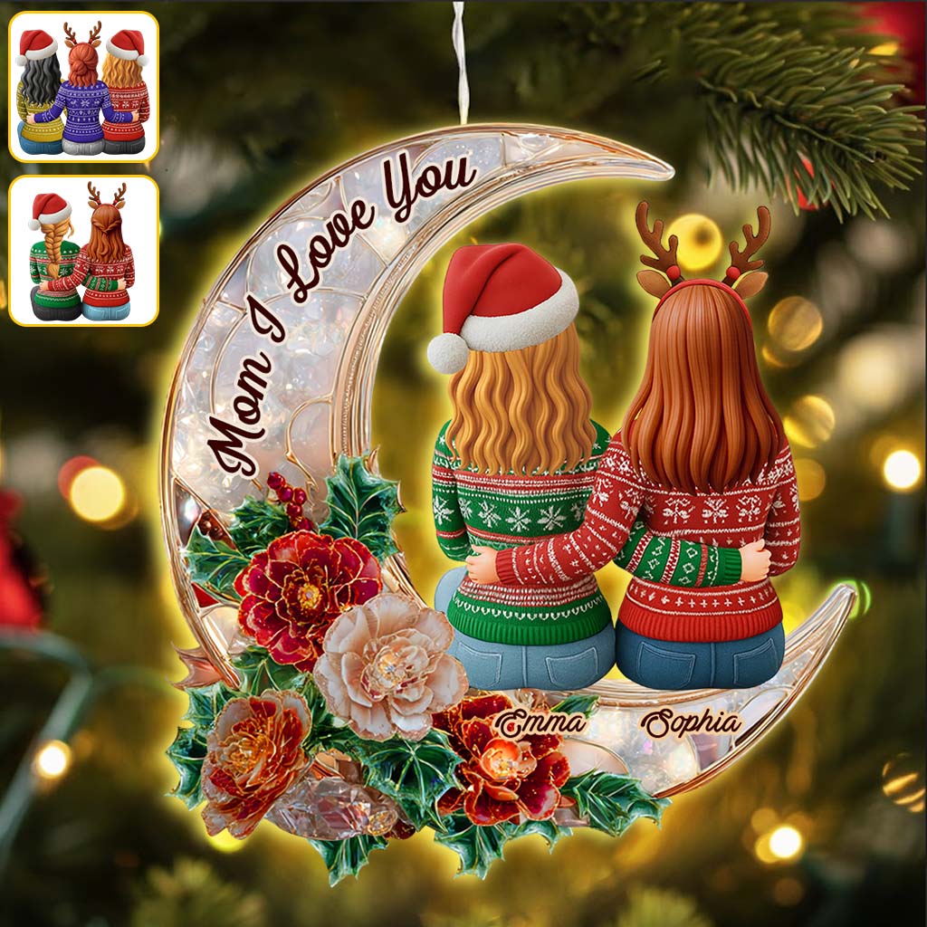 We Love You - Personalized Mother LED Light Ornament