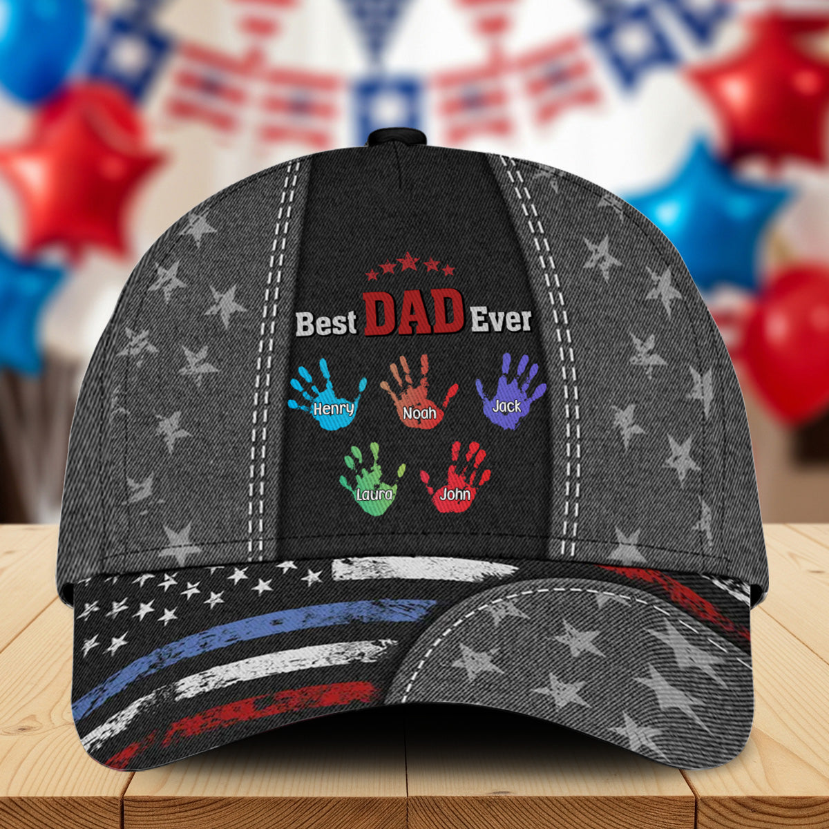 Best Dad Ever - Personalized Father Classic Cap
