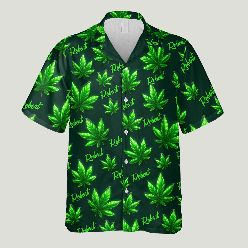 Let's Get High - Personalized Weed Hawaiian Shirt
