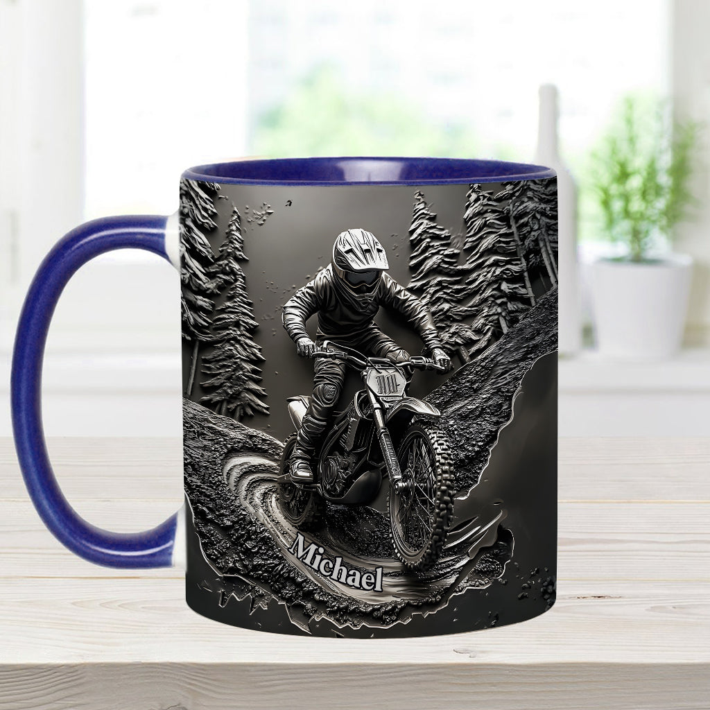 Moto Life - Personalized Dirt Bike Accent Mug