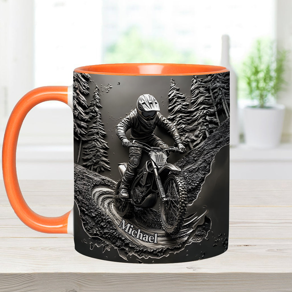 Moto Life - Personalized Dirt Bike Accent Mug