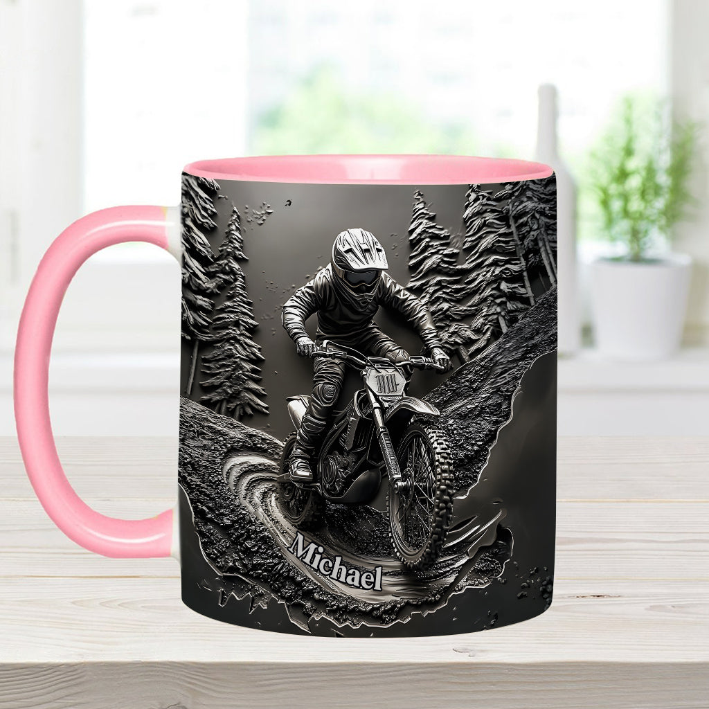 Moto Life - Personalized Dirt Bike Accent Mug
