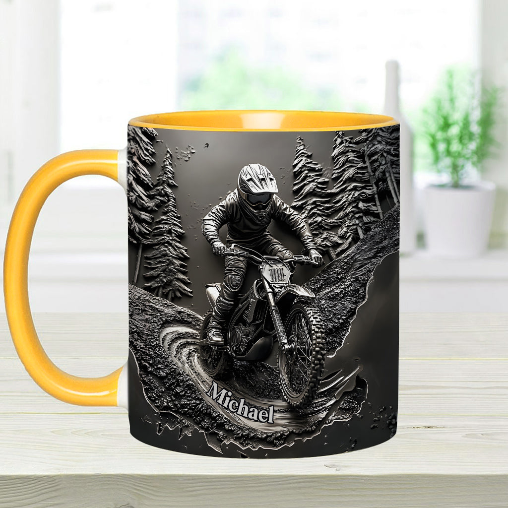 Moto Life - Personalized Dirt Bike Accent Mug