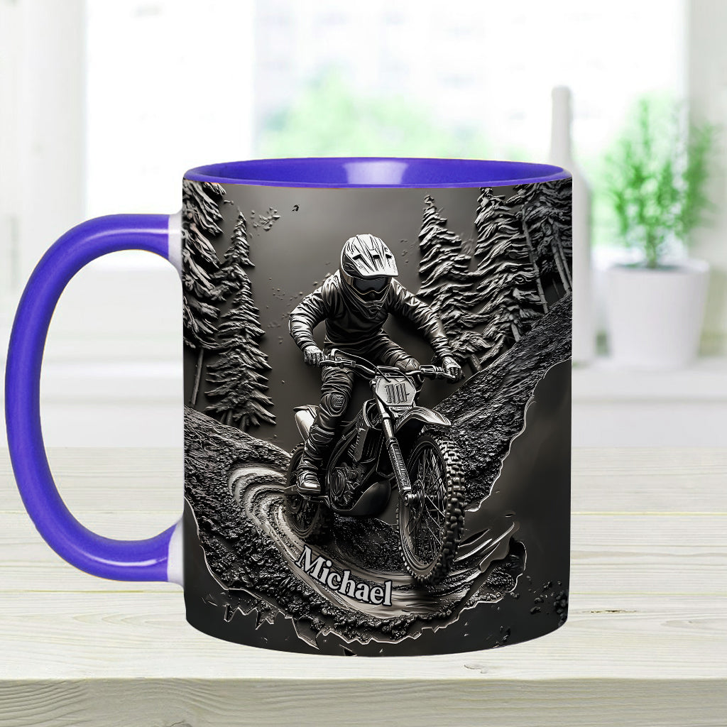 Moto Life - Personalized Dirt Bike Accent Mug
