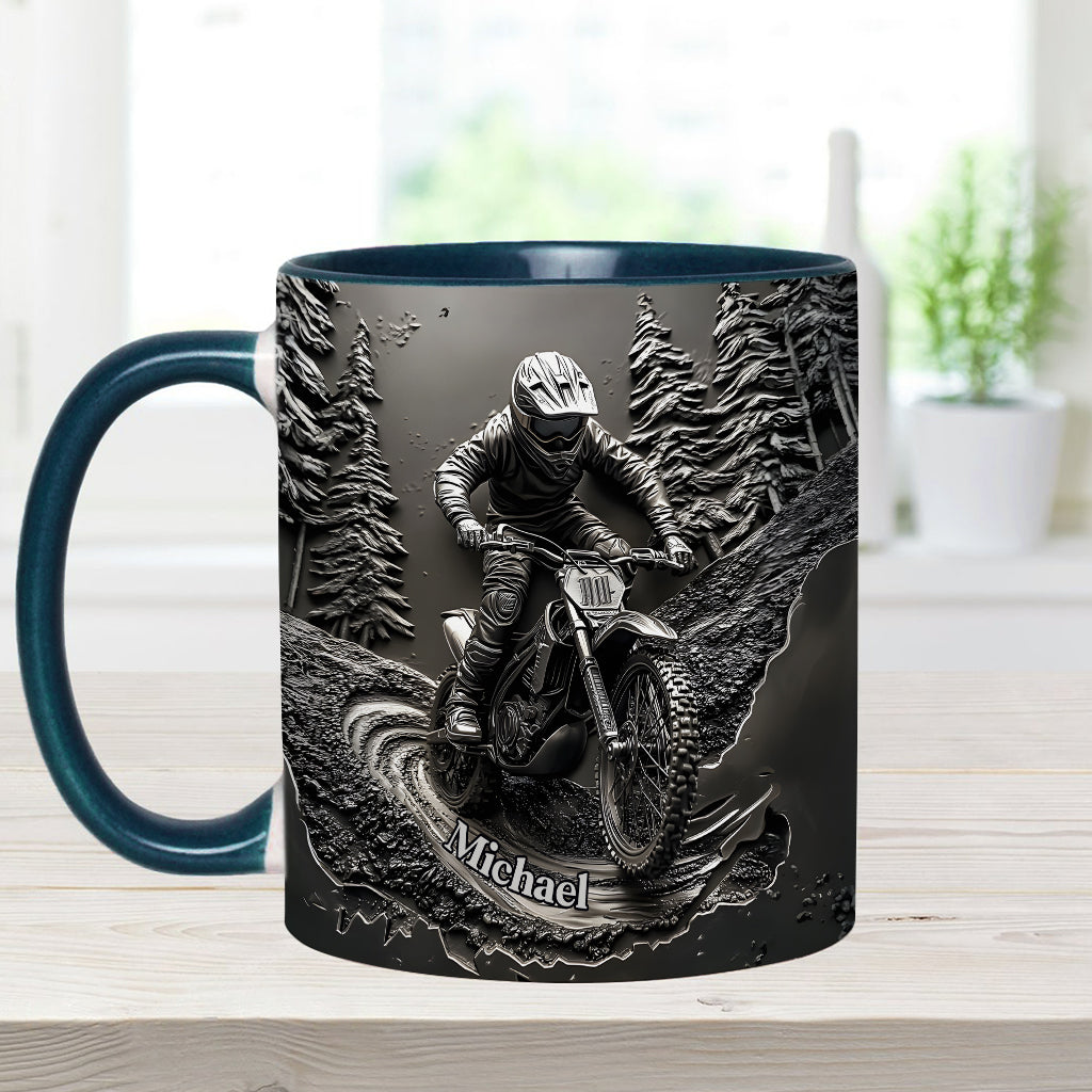 Moto Life - Personalized Dirt Bike Accent Mug
