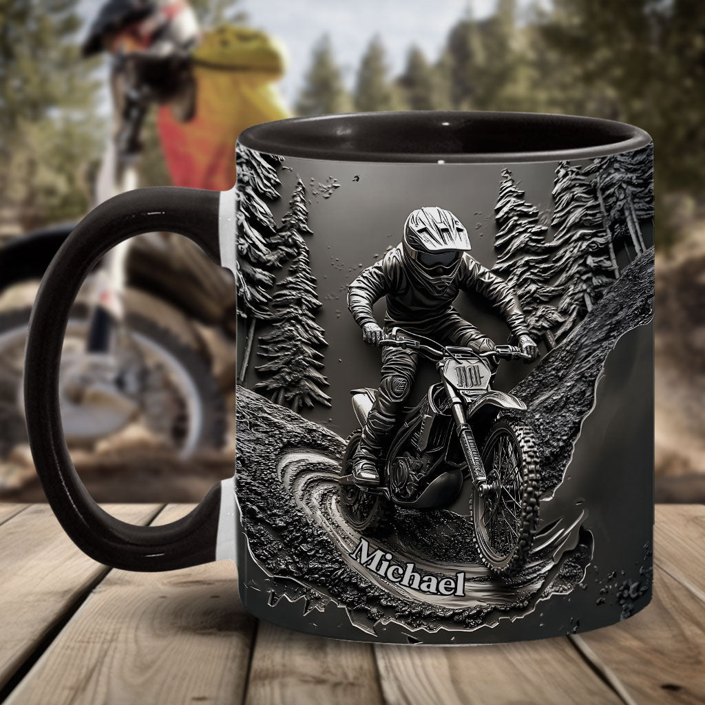 Moto Life - Personalized Dirt Bike Accent Mug