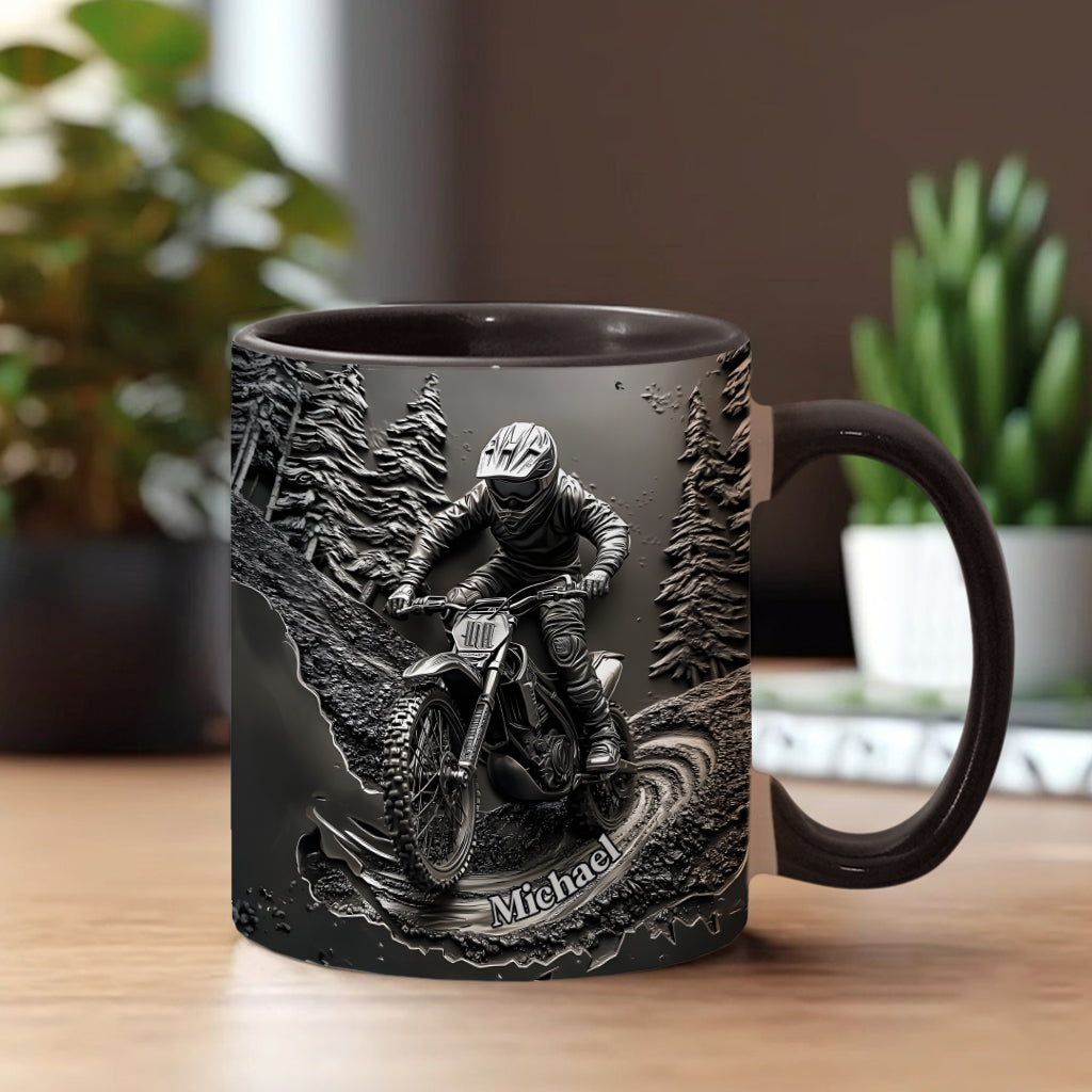 Moto Life - Personalized Dirt Bike Accent Mug