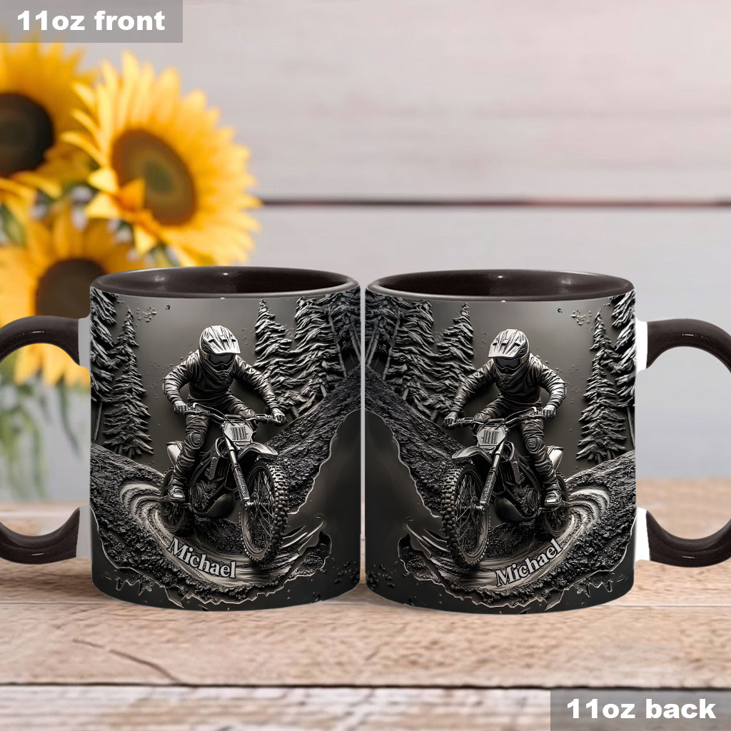 Moto Life - Personalized Dirt Bike Accent Mug