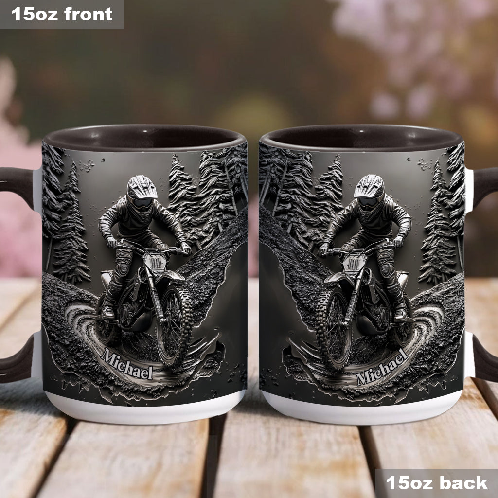 Moto Life - Personalized Dirt Bike Accent Mug