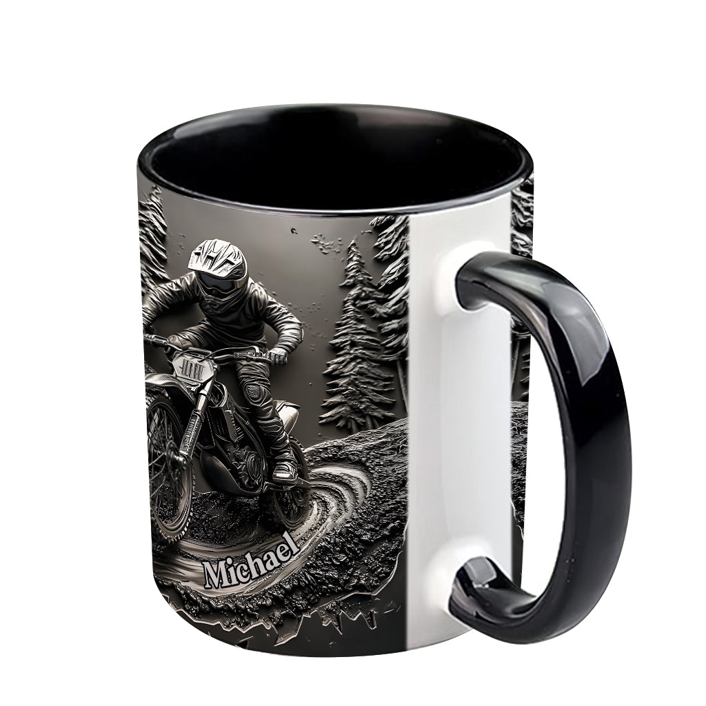 Moto Life - Personalized Dirt Bike Accent Mug