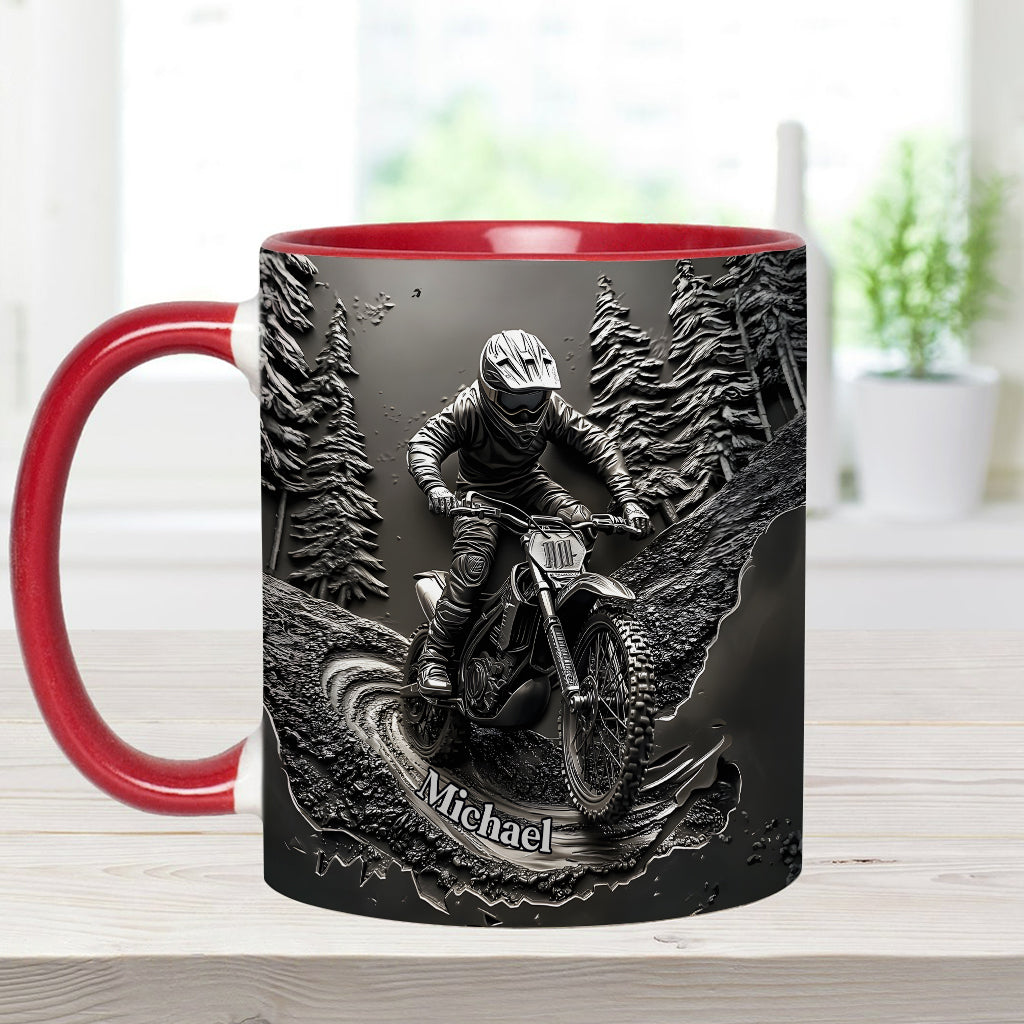 Moto Life - Personalized Dirt Bike Accent Mug