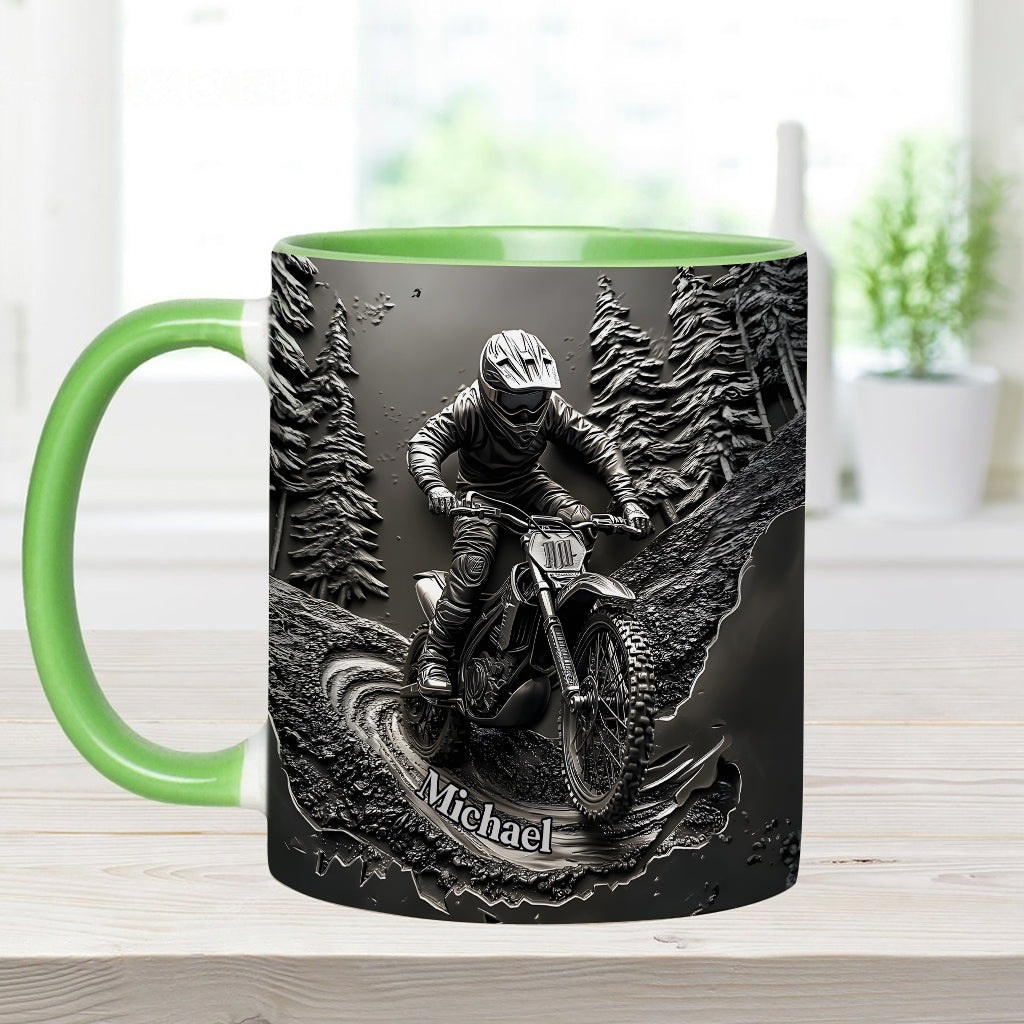 Moto Life - Personalized Dirt Bike Accent Mug