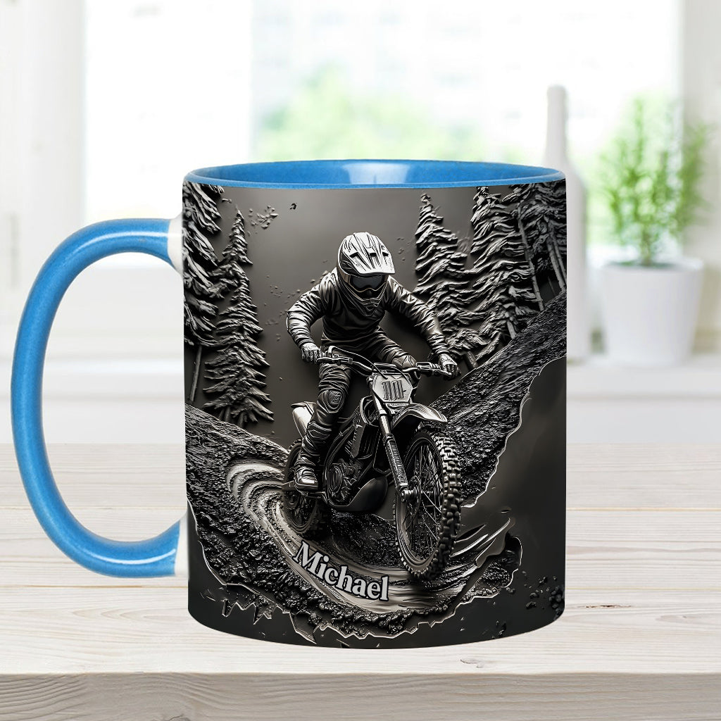 Moto Life - Personalized Dirt Bike Accent Mug