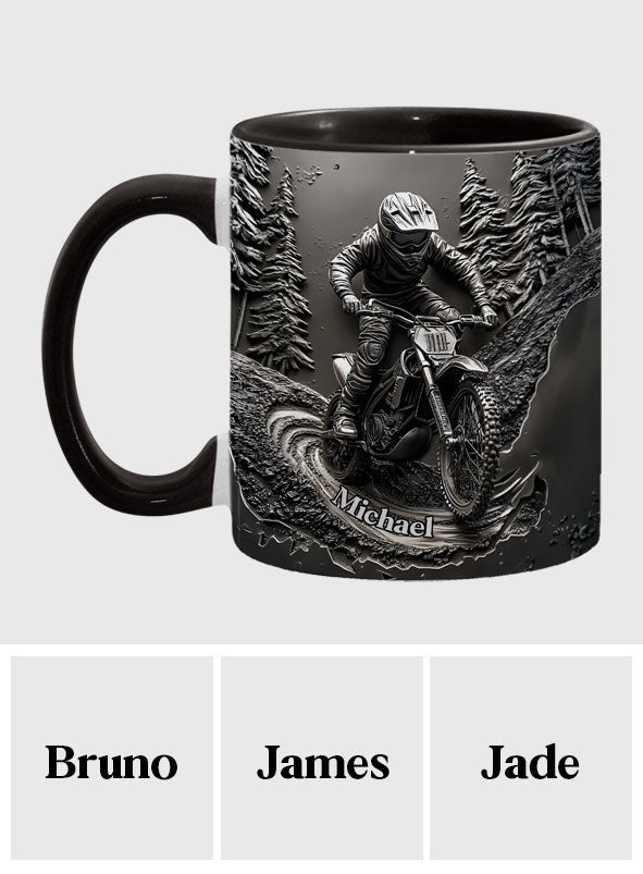 Moto Life - Personalized Dirt Bike Accent Mug