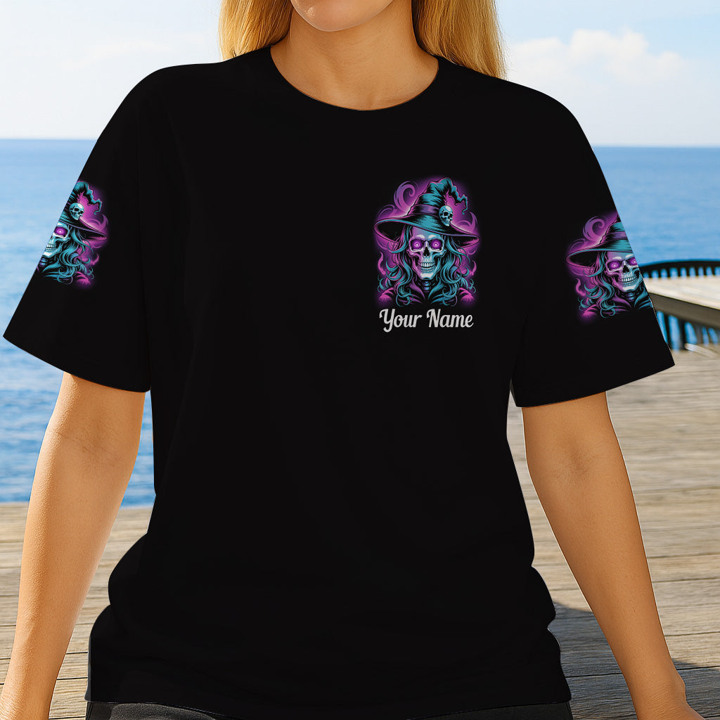 Hello My Friend - Personalized Witch All Over Shirt