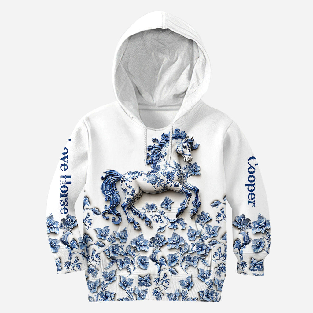 Beautiful Horse - Personalized Horse Hoodie and Leggings