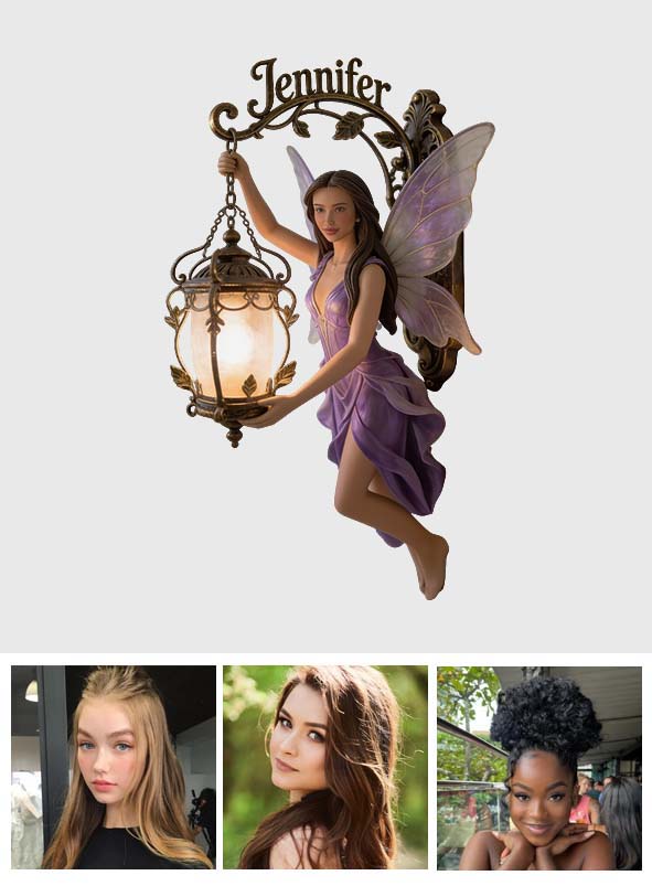 Aesthetic Fairy Decor - Personalized Self Love Wooden Wall Mount Sign