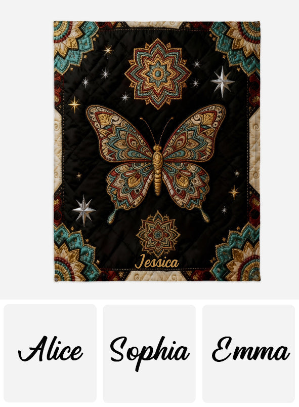 J'adore les papillons - Couverture papillon personnalisée