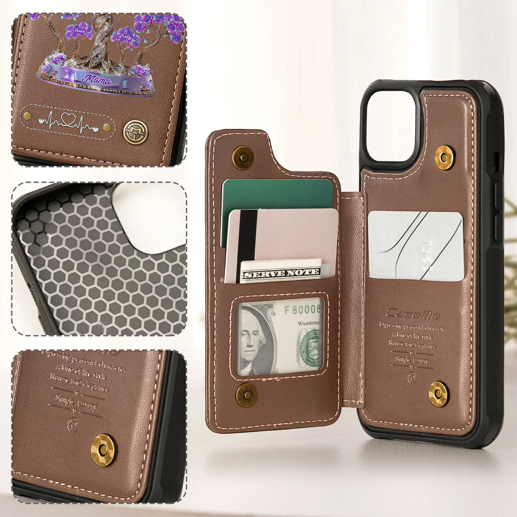 Best Mom Ever - Personalized Mother Wallet Phone Case