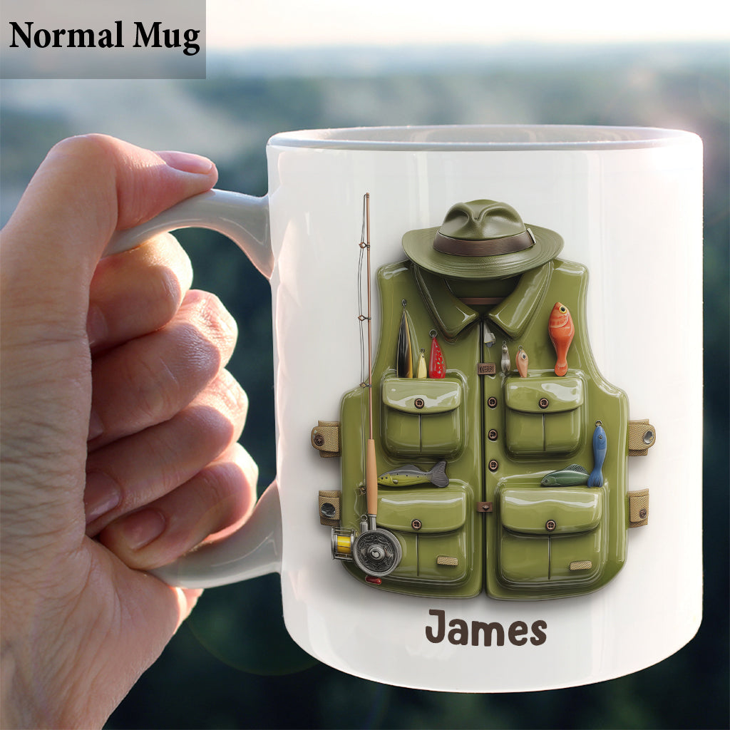 Fishing Vest - Personalized Fishing Mug