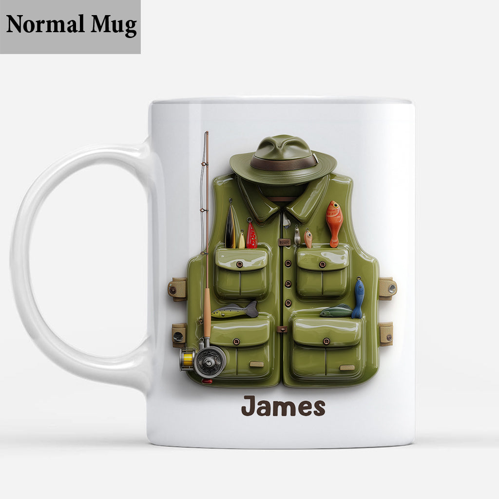 Fishing Vest - Personalized Fishing Mug