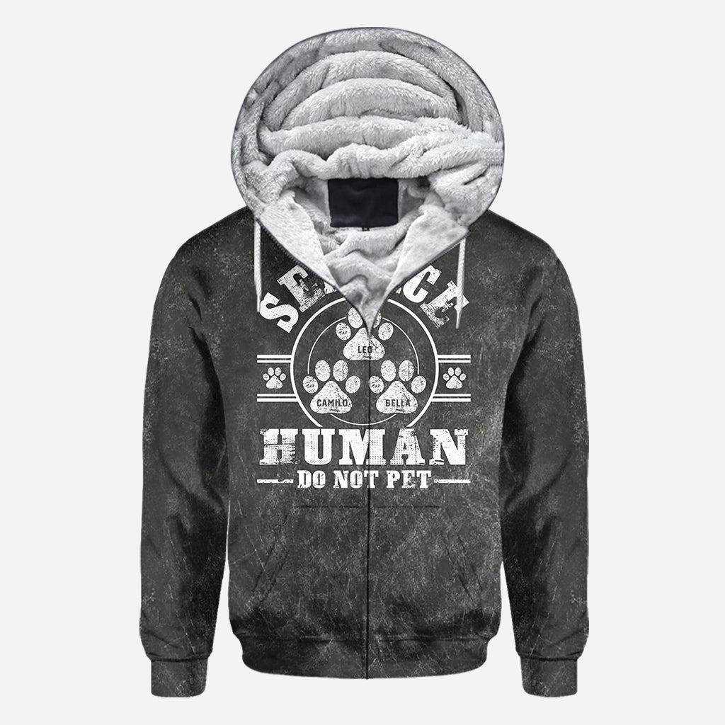 Service Human Do Not Pet - Personalized Dog All Over Shirt