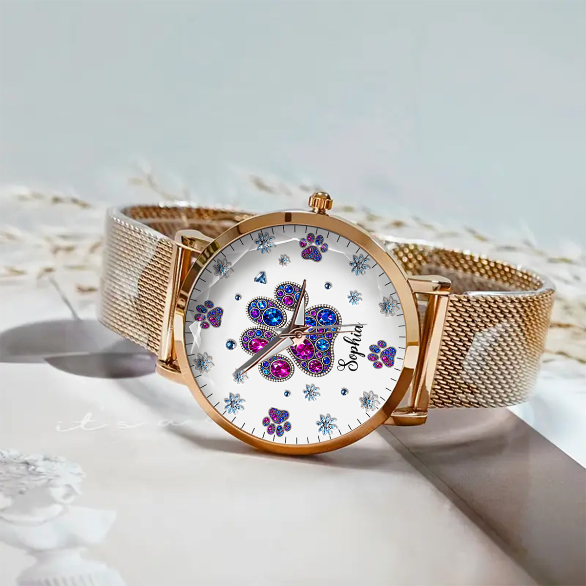 Dog Lovers - Personalized Dog Women Hand Watch