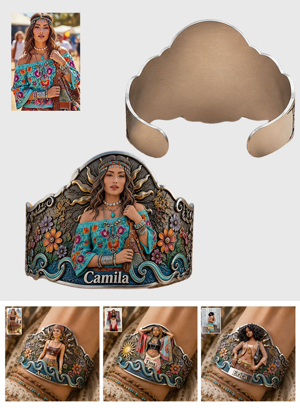 Any Photo Hippie Soul - Personalisierbares Hippie-Armband