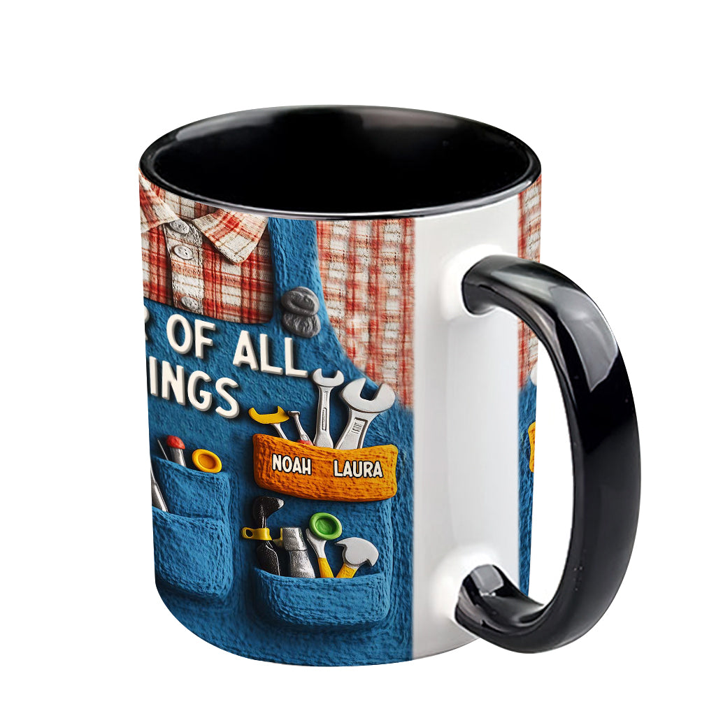 Mechanic Dad - Personalized Father Accent Mug
