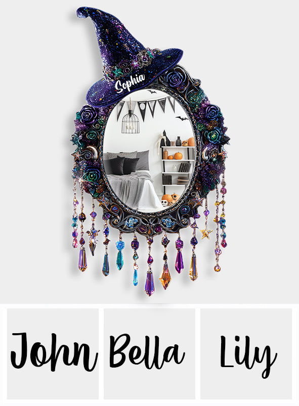 Magical Room Decor - Personalized Witch Wall Hanging Mirror