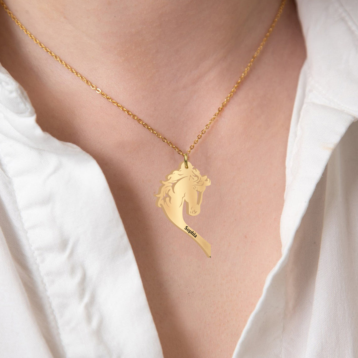 You And Me We Got This - Personalized Horse Matching Pendant Necklace