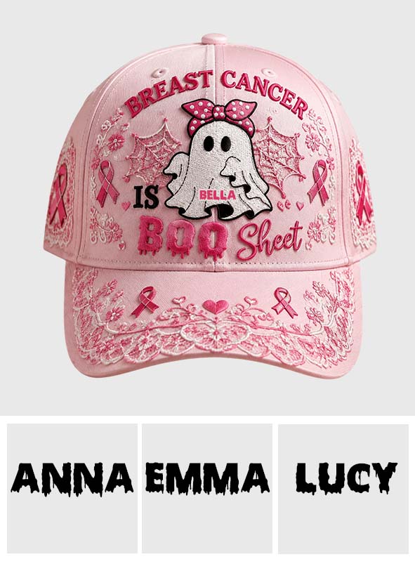 Le cancer du sein, c'est de la merde - Casquette classique personnalisée de sensibilisation au cancer du sein